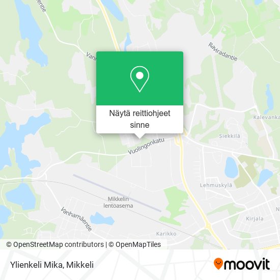 Ylienkeli Mika kartta