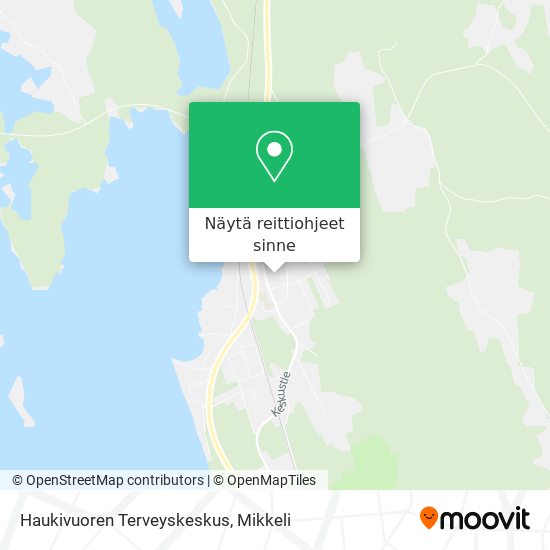 Haukivuoren Terveyskeskus kartta
