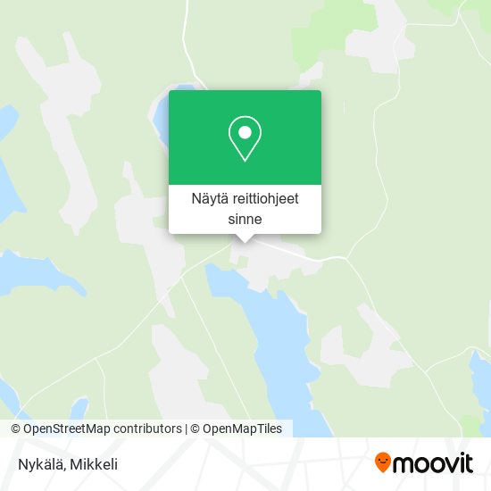 Nykälä kartta