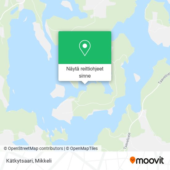 Kätkytsaari kartta