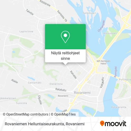 Rovaniemen Helluntaiseurakunta kartta