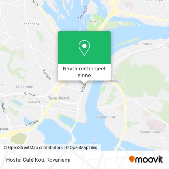 Hostel Café Koti kartta