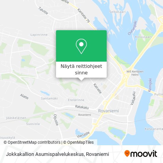 Jokkakallion Asumispalvelukeskus kartta