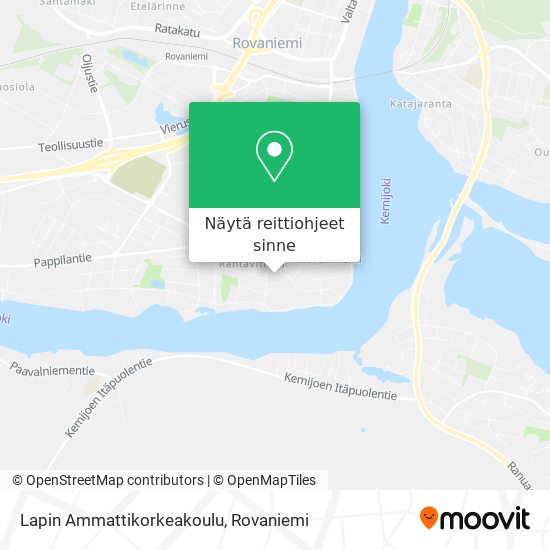 Lapin Ammattikorkeakoulu kartta