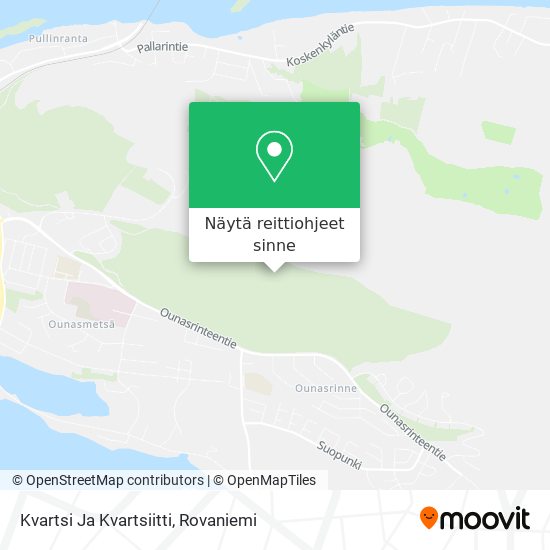 Kvartsi Ja Kvartsiitti kartta