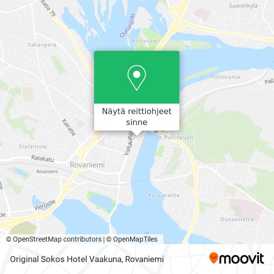 Original Sokos Hotel Vaakuna kartta