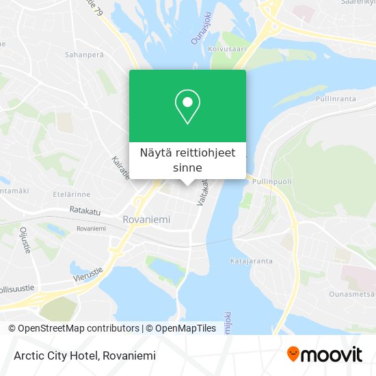 Arctic City Hotel kartta