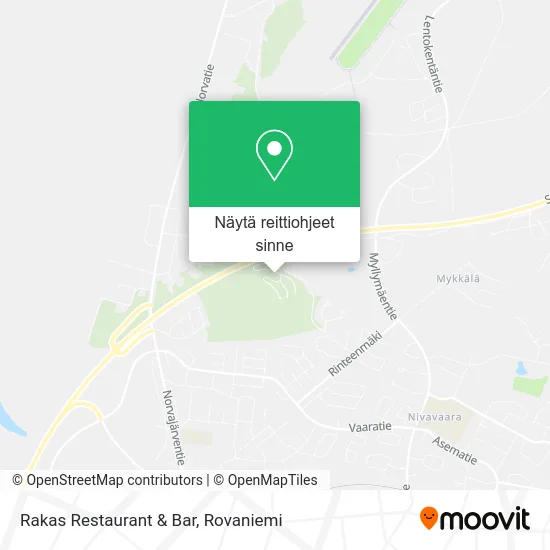 Rakas Restaurant & Bar kartta