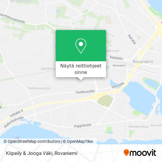 Kiipeily & Jooga Väki kartta