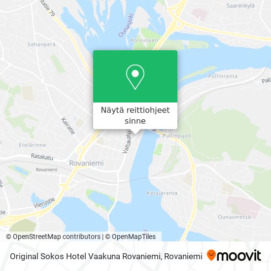Original Sokos Hotel Vaakuna Rovaniemi kartta