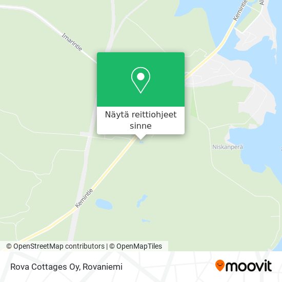 Rova Cottages Oy kartta
