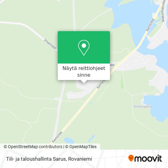 Tili- ja taloushallinta Sarus kartta