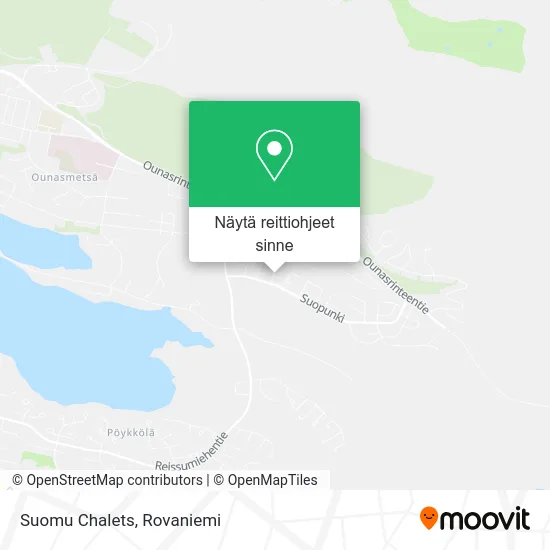 Suomu Chalets kartta