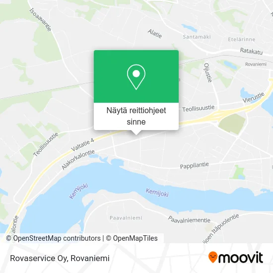 Rovaservice Oy kartta