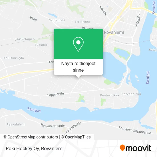 Roki Hockey Oy kartta