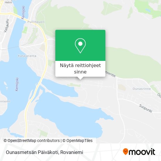 Ounasmetsän Päiväkoti kartta