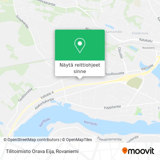 Tilitoimisto Orava Eija kartta