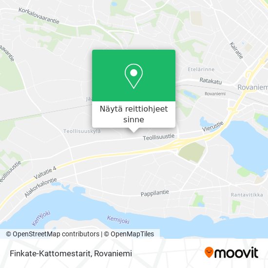 Finkate-Kattomestarit kartta