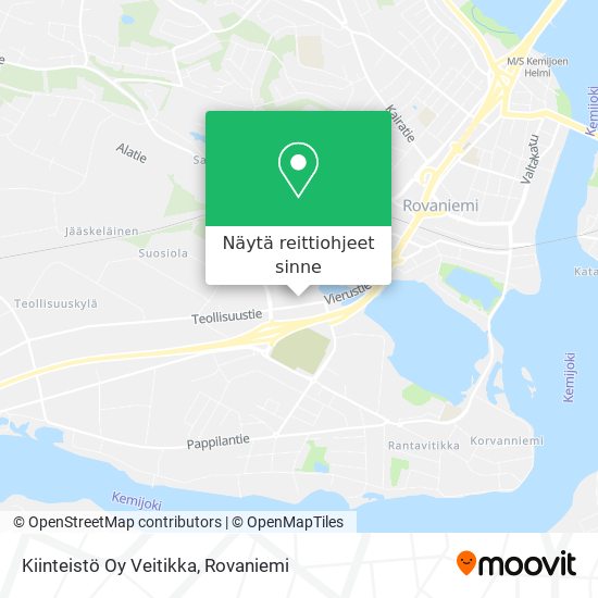 Kiinteistö Oy Veitikka kartta