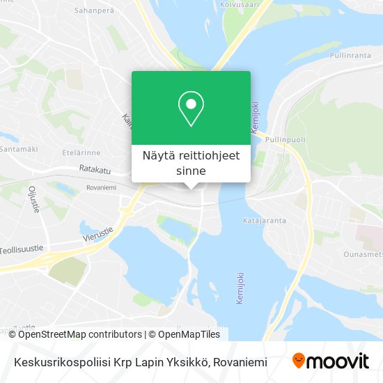 Keskusrikospoliisi Krp Lapin Yksikkö kartta