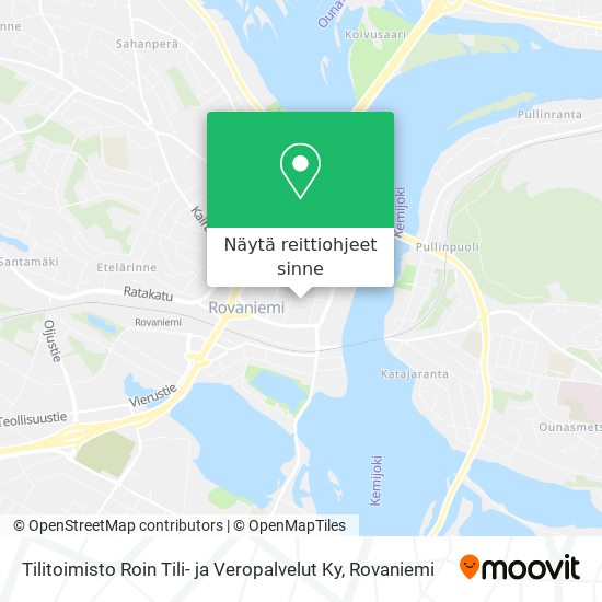 Tilitoimisto Roin Tili- ja Veropalvelut Ky kartta