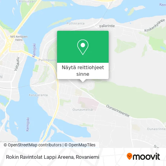 Rokin Ravintolat Lappi Areena kartta