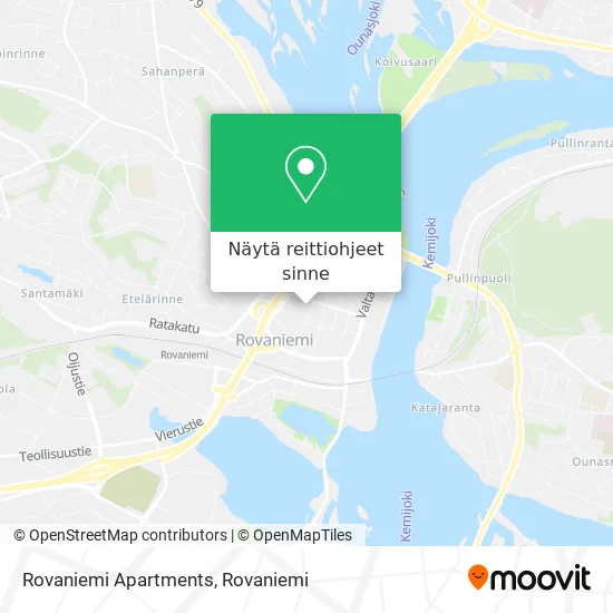 Rovaniemi Apartments kartta