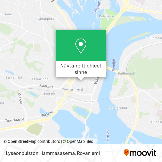 Lyseonpuiston Hammasasema kartta