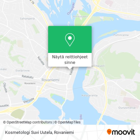 Kosmetologi Suvi Uutela kartta