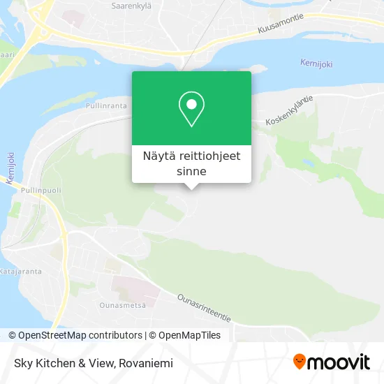 Sky Kitchen & View kartta
