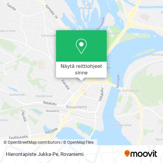Hierontapiste Jukka-Pe kartta