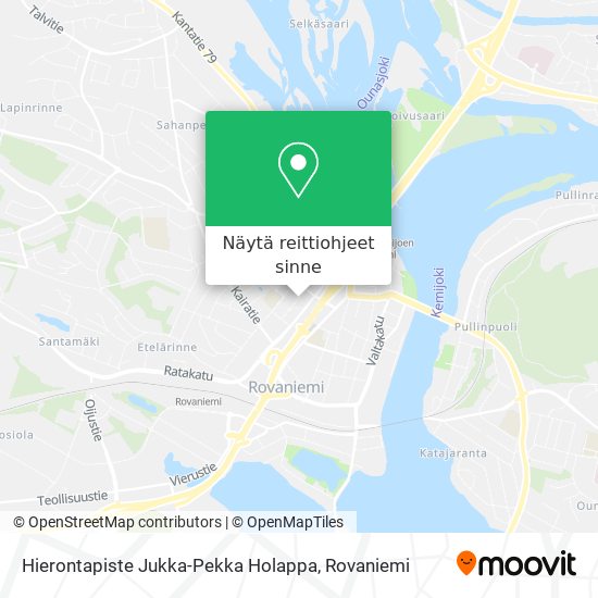 Hierontapiste Jukka-Pekka Holappa kartta