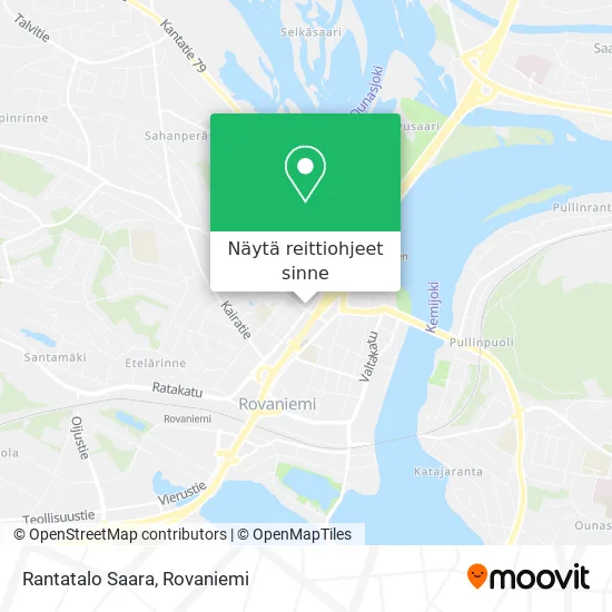 Rantatalo Saara kartta