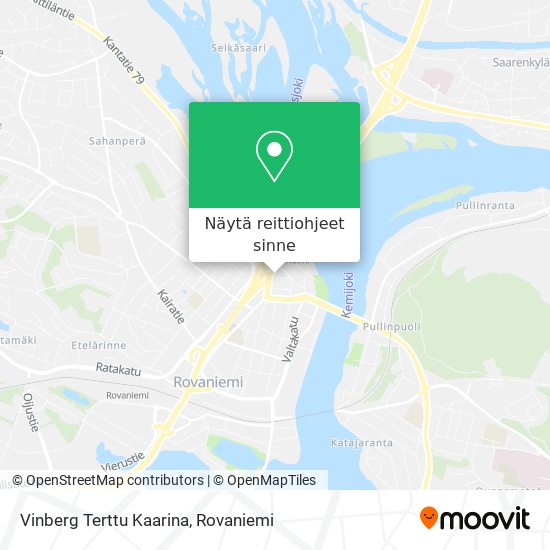 Vinberg Terttu Kaarina kartta