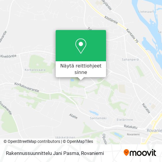 Rakennussuunnittelu Jani Pasma kartta