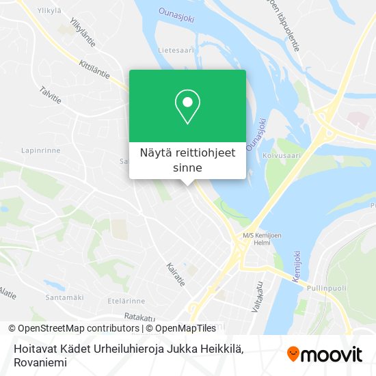 Hoitavat Kädet Urheiluhieroja Jukka Heikkilä kartta
