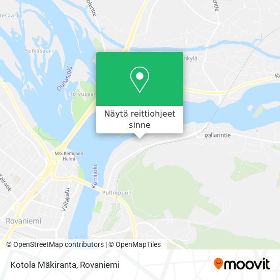 Kotola Mäkiranta kartta