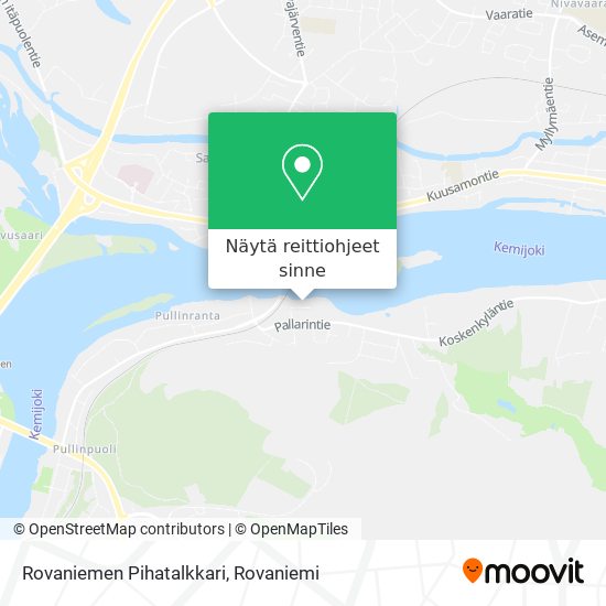 Rovaniemen Pihatalkkari kartta