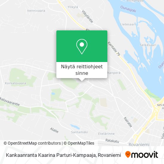 Kankaanranta Kaarina Parturi-Kampaaja kartta