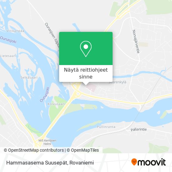 Hammasasema Suusepät kartta