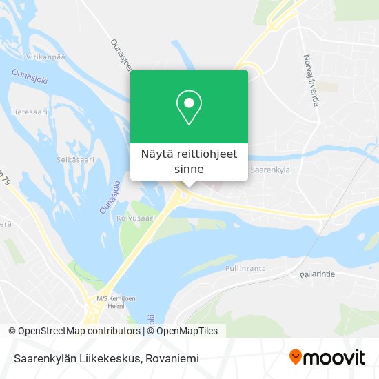 Saarenkylän Liikekeskus kartta