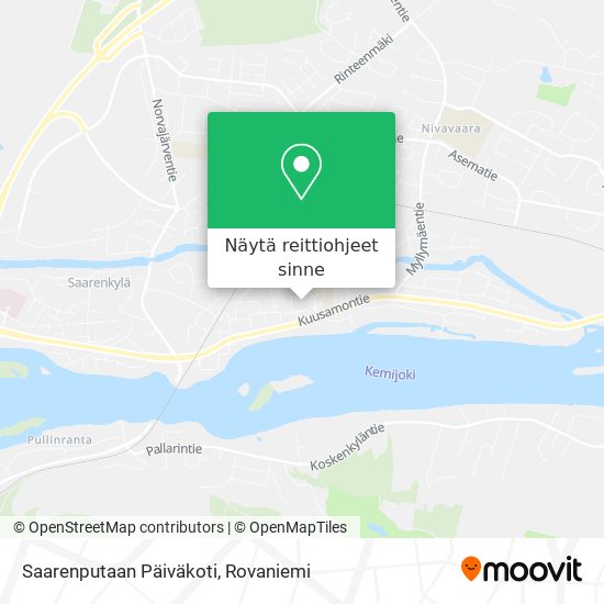 Saarenputaan Päiväkoti kartta