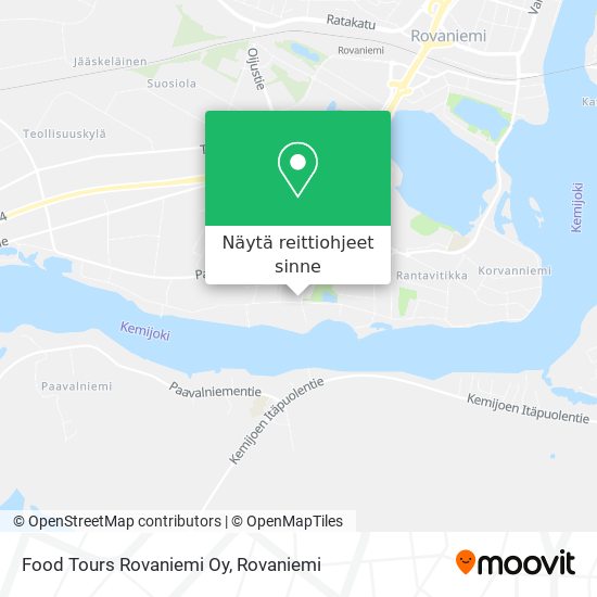 Food Tours Rovaniemi Oy kartta