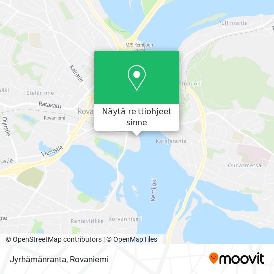 Jyrhämänranta kartta