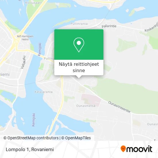 Lompolo 1 kartta