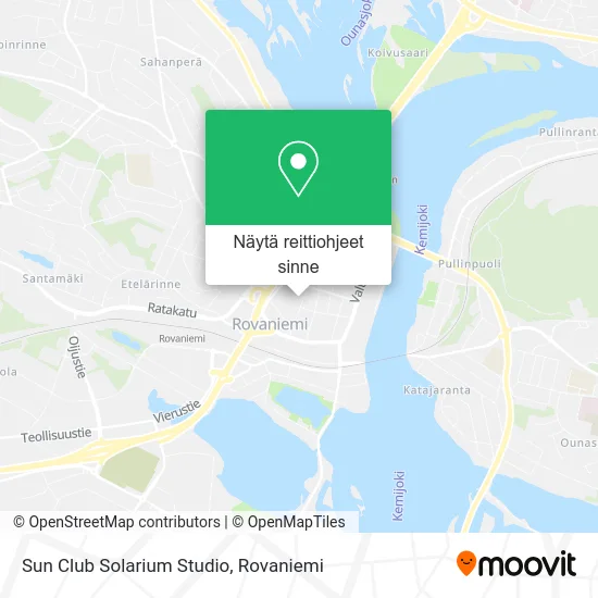 Sun Club Solarium Studio kartta