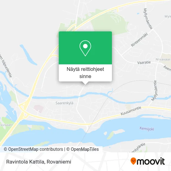 Ravintola Kattila kartta