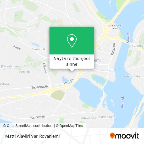 Matti Alaviiri Var kartta