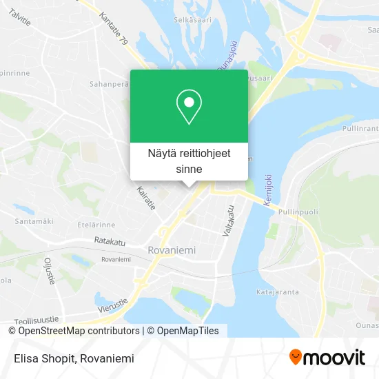 Elisa Shopit kartta