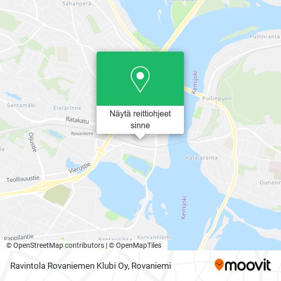 Ravintola Rovaniemen Klubi Oy kartta